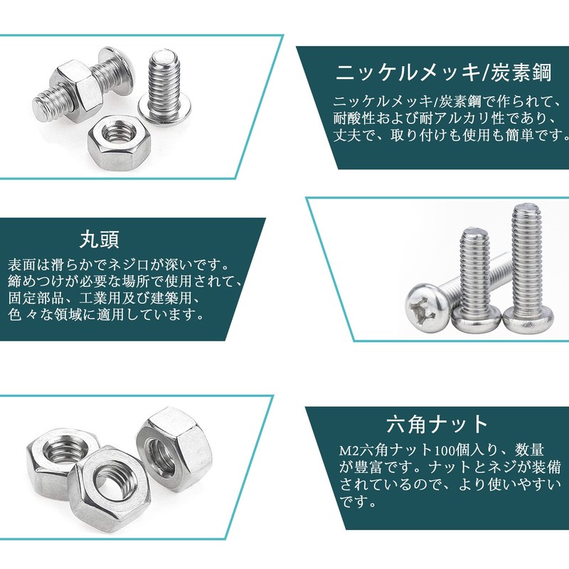 Round Head Machine Screw Cross Hole Phillips Screw Pan Head