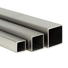 Stainless Steel Square Tube V2A K240 W x H x S 10 x 10 x 1 mm L: 350 mm (35 cm) Cut
