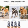 Zapatos para Perros Transpirables,4 Piezas Botas para Perro Transpirable Antideslizantes,Suelas