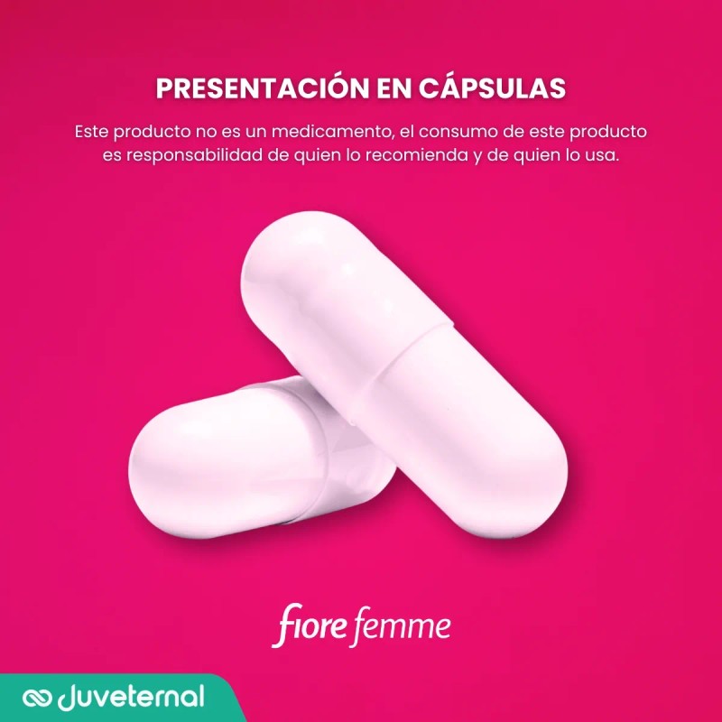 Fiore Femme Ácido Hialurónico Suplemento Alimenticio 100 U. Sabor Sin