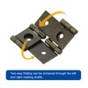 sourcing map Double Acting Hinges Folding Screen, 2Pcs 2.13" Double