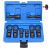 Yuesstloo 8PCS Flex Head Injector Fuel Line Socket Wrench Set,