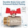 PipeSan Ball Valve 3/4 Inch Double Thread (Female/Male Thread) with