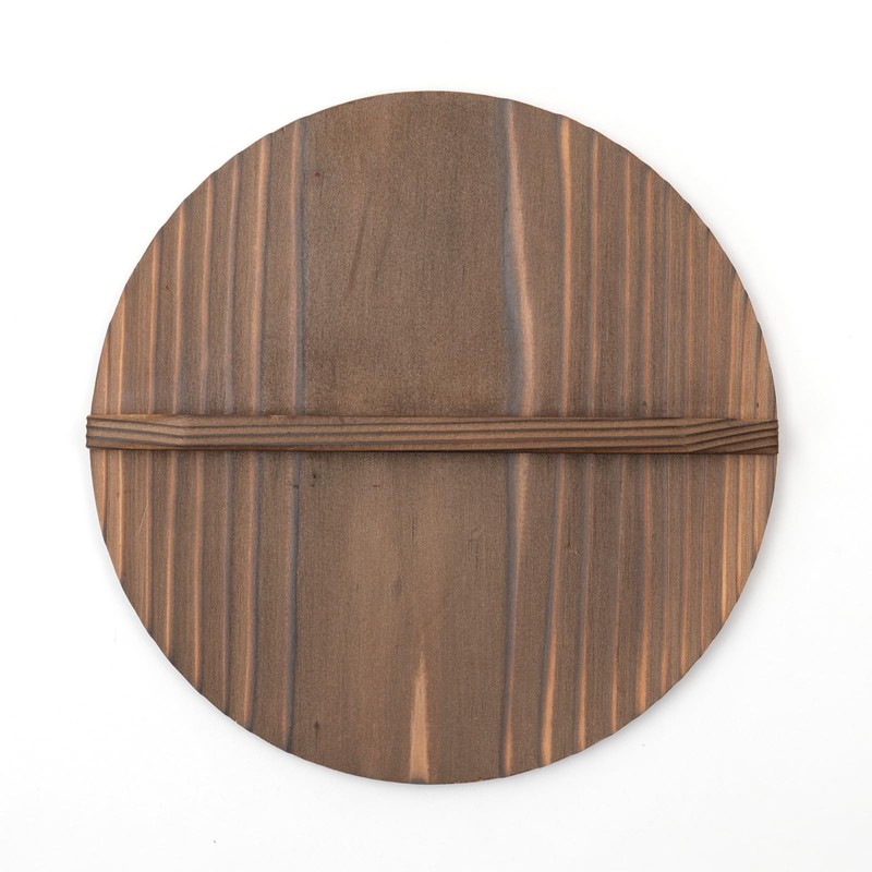 Grilled Cedar Wood Lid, 8.3 inches (21 cm), Pot Lid,