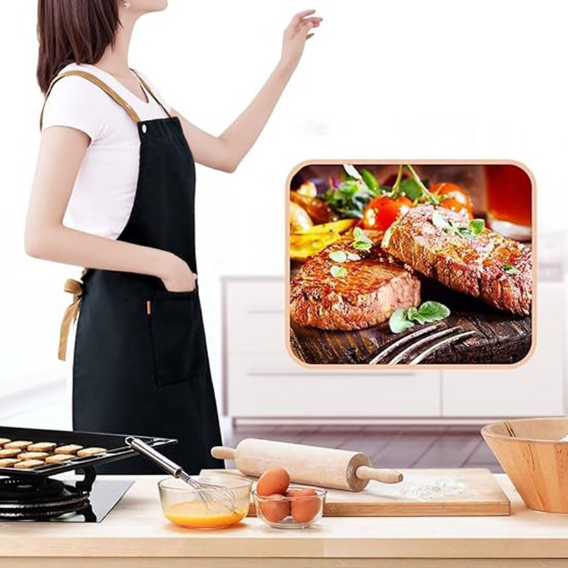 DFsucces Apron, Mareck, Salon, Cooking Apron, Restaurants, Kitchen, Commercial Use,