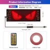 Mini LED Sign for Car - Devil Eyes Light for