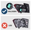 G-PLUS Tail Light Assembly Rear Lamp Right Passenger Side w/Bulbs