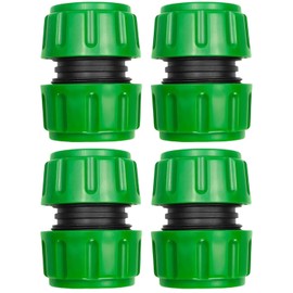 4 Pcs Hose Pipe Connector Extender,1/2 inch Hose Connector,Outdoor Tap Garden Hosepipe Connectors,Hose-Repair Garden Hoses Extension,for Join 1/2 inch Hoses Pipe Quick Repair Connection(Green)
