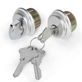 SUMBIN Mortise Lock Hook Deadbolt & Cylinder Combo for Aluminium Door (1-1/8" Backset)