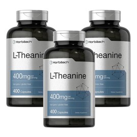 Horbaach L-Theanine Capsules 400, 3 pcs / Horbaach 호바흐 L 테아닌 캡슐 400정, 3개