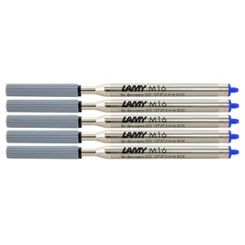 Lamy M16 Refill for Lamy Ballpoint Pen F Blue, 5 x, 1