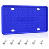 QiqaMole 1 Pack Silicone License Plate Frame, Front Back License