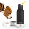 Asobu - Dog Bowl Buddy - Edelstahlflasche with 2 Näpfen