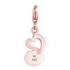 Nenalina Paws Carabiner Charm Pendant for Charm Bracelet 925 Sterling