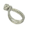 New Marine Dyneema D-2 Rope Shackle, 4 mm, Silver, Breaking
