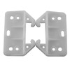 AXLIZER 6PCS Plastic Drawer Guides, Drawer Rail, Center Mount Dresser