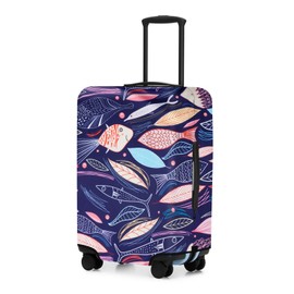 Adorila Travel Luggage Cover Washable Elastic Suitcase Cover Luggage Cover, Flying Fish