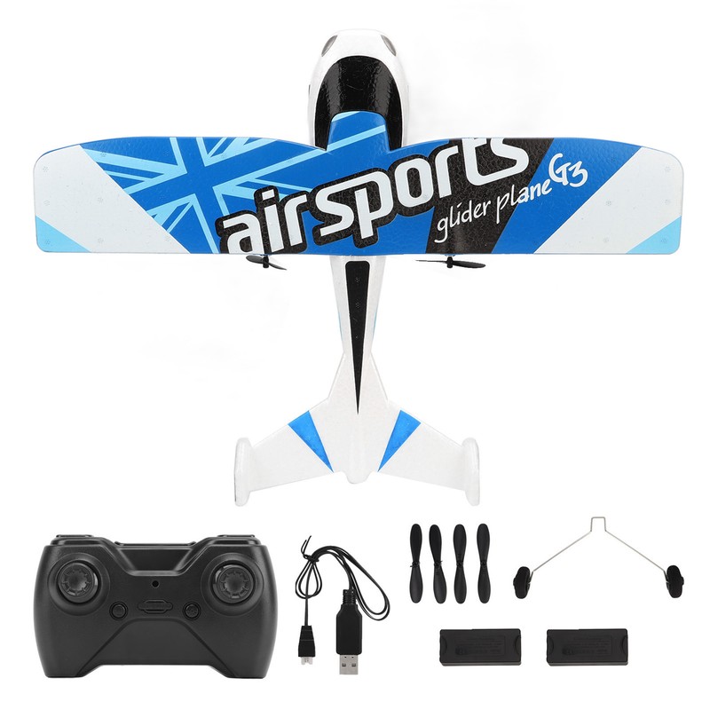 RC Airplane 2.4Ghz EPP Plastic Remote Control Aircraft Glider with