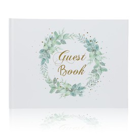 Guest Book Wedding Book Wedding Guest Book – 120 Pages 23 x 17.8 cm High-Quality Paper Minimalist Design Hard Cover Ideal for Weddings and Anniversaries