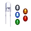 Brilinker 100 Pcs 3mm LED Light Emitting Diodes Bulb LED