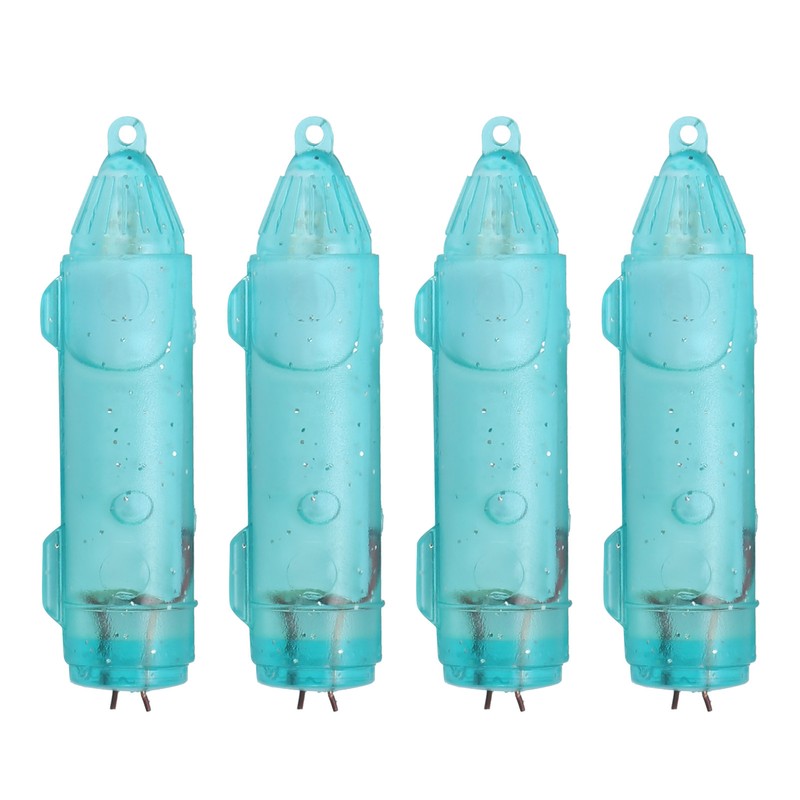 4Pcs Fishing LED Lure Light Underwater Lure Lamp Waterproof Bait
