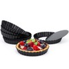 Beasea 6 Inch Tart Pan, 8pcs Small Tart Pie Pans