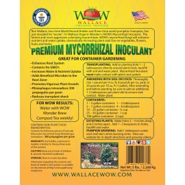 Wallace Organic Wonder Premium Mycorrhizal Granular Fungi Mycorrhizae  1 pound