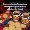 Walker's Shortbread Stem Ginger Cookies, Pure Butter Shortbread Cookies, 6.2