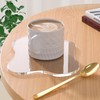 Irregular Acrylic Coasters - Clear Cloud Shape Drink Coasters
