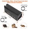 iMounTEK Electric Rat Trap 10.x4x3.7'' in Reusable Mice Trap, Rodent