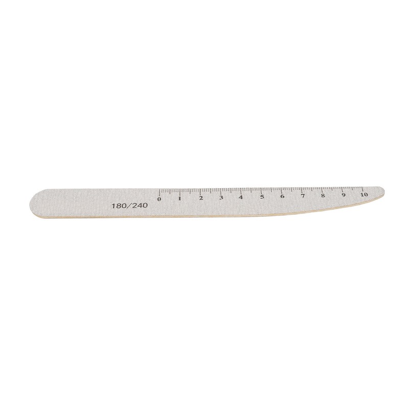 50pcs Washable Reusable Nail File with Scale Professional Home Salon