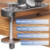 METRAXION Boat Cleat,4 Pack 8 inch Marine Grade 316 Stainless
