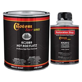 Custom Shop ot Rod Flatz Low Gloss Urethane Clearcoat (Quart Kit) with Half Pint Over-All Hardener