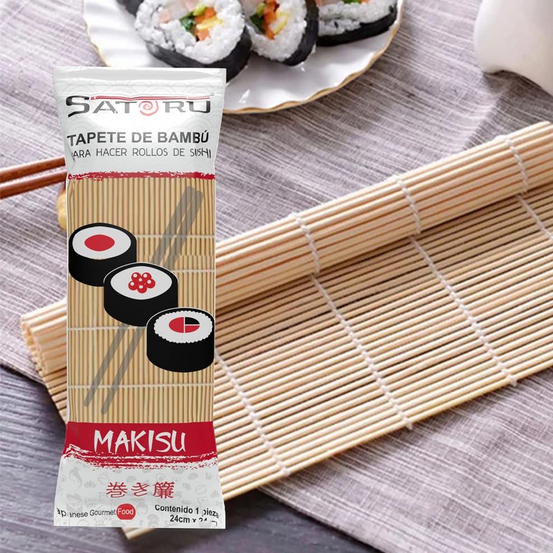 Satoru, Makisu, tapete de bambú para sushi, 1 piezas