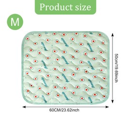 Cooling Mat for Dogs, Self-Cooling Dog Mat, Summer Cooling Cushion, Soft Sleeping Mat for Dogs Cats, Washable Breathable Cooling Mat for Pets, for Indoor, Outdoor, Car (60 x 50 cm)