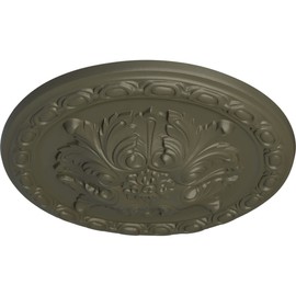 11 3/4"OD x 3/8"P Stockport Ceiling Medallion, Hand-Painted Witch Hazel