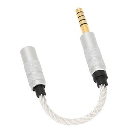 Ausla 4,4 Mm Ausgewogener Männlicher Bis 3,5 Mm Weiblicher Audioadapterkabel, Silberischem Kupferdraht, Außergewöhnliche Klangklarheit, Kompatibel mit NW ZX300A und DAP -Spielern