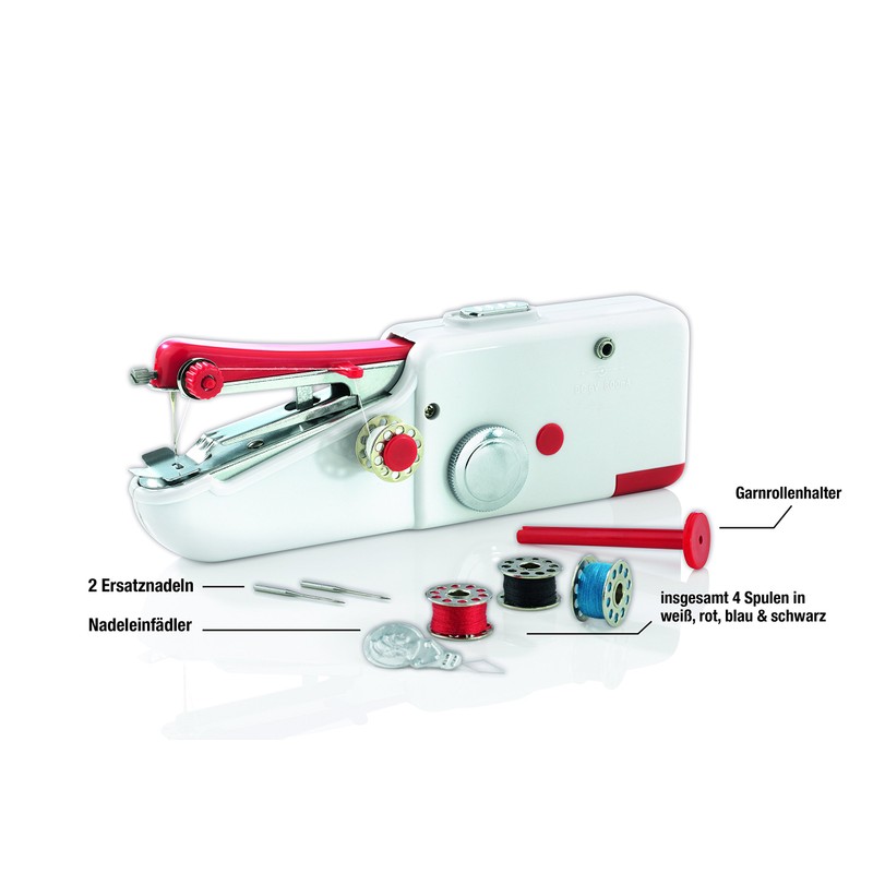 EASYmaxx 02927 Hand-Nähmaschine kompakt | nur 21 cm groß |