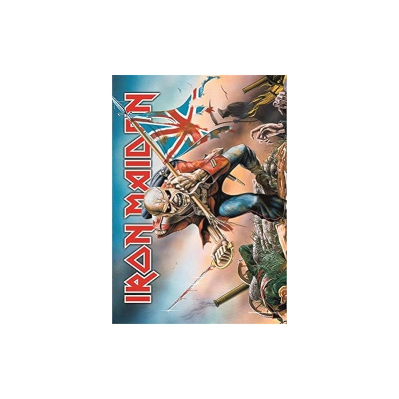 Heart Rock Iron Maiden – Trooper Flag