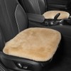 IRIWOOL Genuine Sheepskin Auto Seat Pad,Soft Wool Seat Cover Breathable