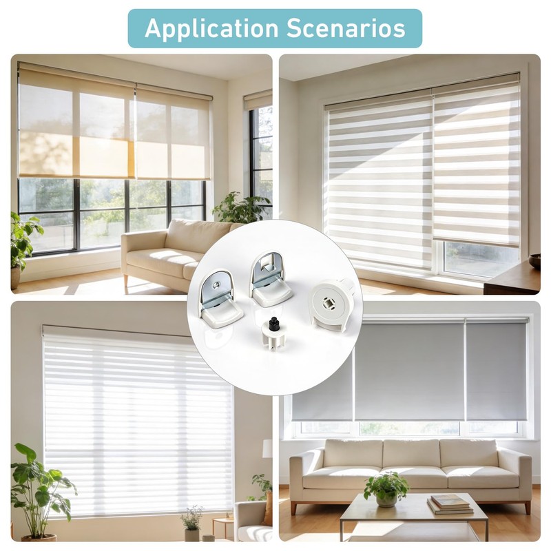 28mm Roller Blind Repair Kit - Heavy Duty Brackets, Brake