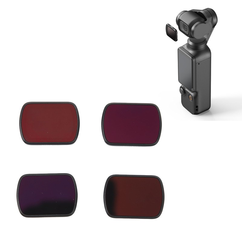 Action Camera ND Filter Set ND16 ND64 ND256 ND1000 Aluminum