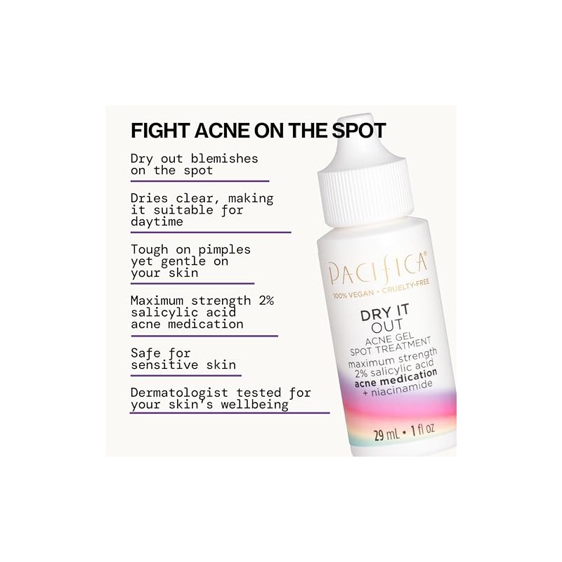 Dry It Out Acne Gel Spot Treatment by Pacifica for