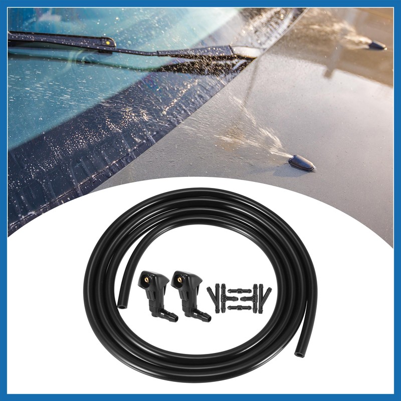 A ABSOPRO Front Windshield Washer Nozzle Sprayer Kit for Honda