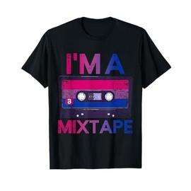 Funny Bisexuality Pride Retro Cassette Bi Gift Bisexual T-Shirt