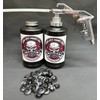 Semi Pro Undercoating Gun, Straight Wand, 2 B Quart Bottles,