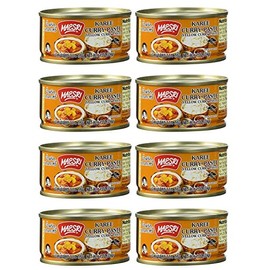 Maesri Yellow Curry Paste (Kang Karee) 4 Oz.- Pack of 8