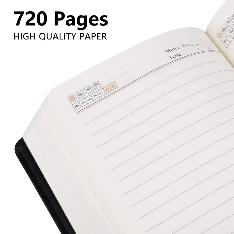 SAYEEC Thick Lined Journal Notebook 720 Pages Leather Journals for