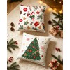 Christmas Pillow Covers (2, Forest Gingerbread, 18×18)