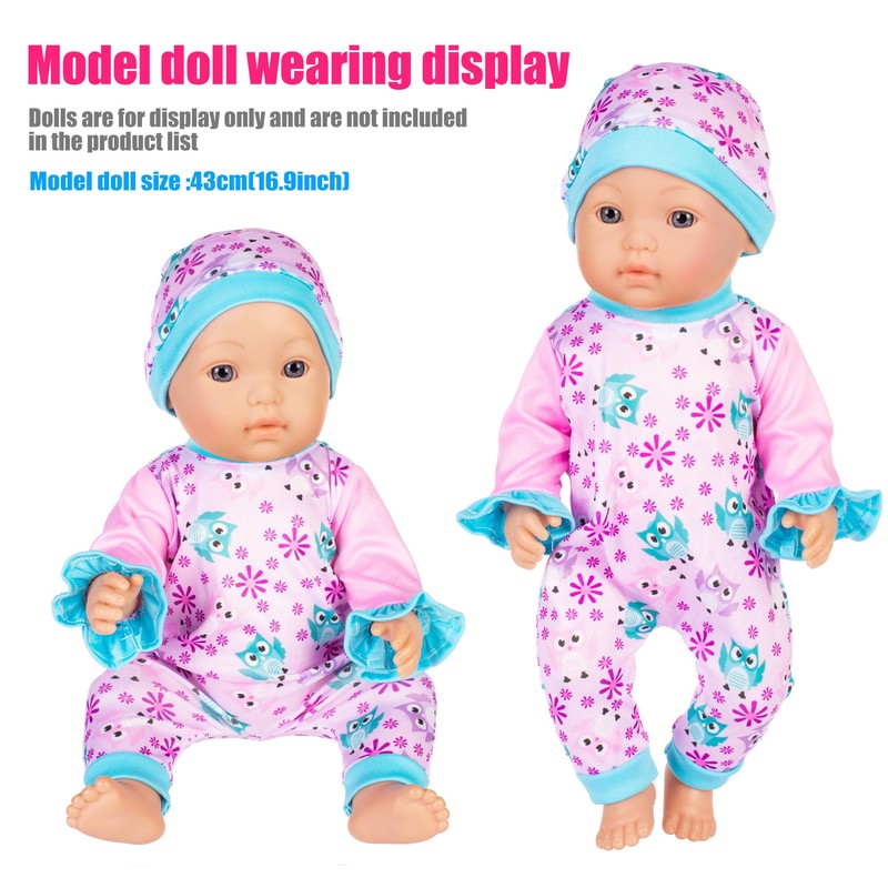 6 Sets Doll Clothes and Accessories Play Set for 43